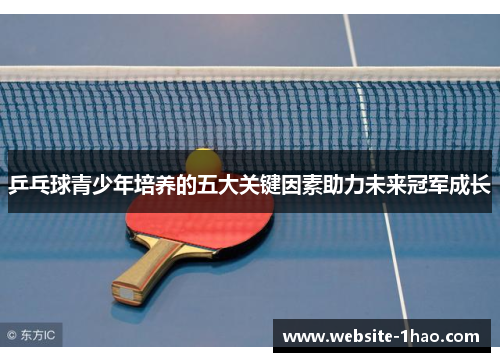乒乓球青少年培养的五大关键因素助力未来冠军成长